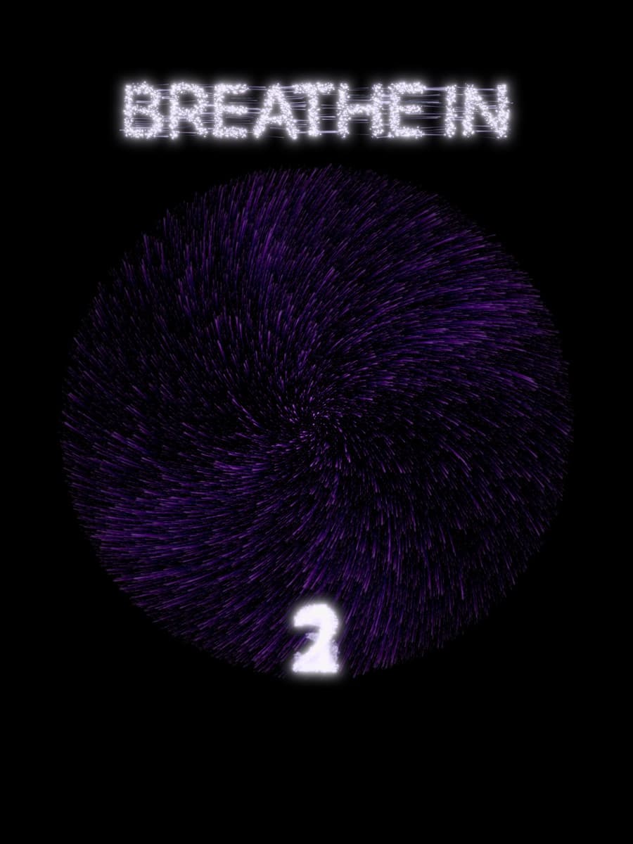 The breathing panel with the field expanding and contracting